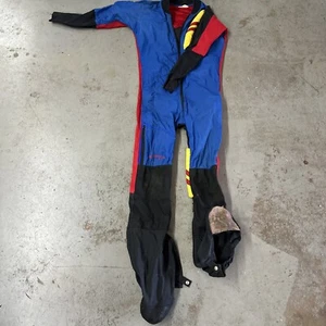 Wind Line Skydiving Jumpsuit Blue Red Yellow SEE DESCRPT Free Shipping - Picture 1 of 13