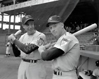 1957 Yankees recrue de New York Mickey Mantle & Joe DiMaggio 8 X 10 photo