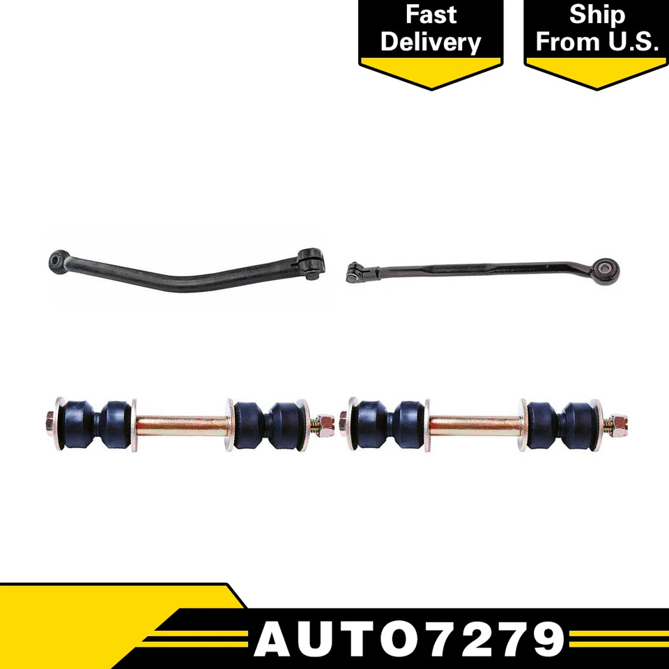 Mevotech 4 PCS Front Tie Rod End Sway Bar Link For 1982-1987 Cadillac Cimarron - Image 1 of 4