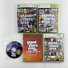 Grand Theft Auto  3 - Vice City + San Andreas Gta 4 & 5  Bundle Lot Og Xbox 360