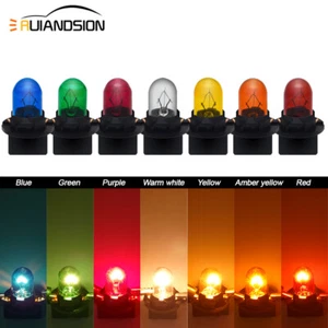 Ruiandsion T10 Bombilla Indicadora Halógena Coche W5W Panel de Instrumentos Luz 12V - Imagen 1 de 14