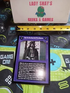 Star Wars CCG 5x7 Promo Their Fire Has Gone Out of the Universe / Hunt Down Jedi - Imagen 1 de 3