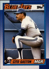 1990 O-Pee-Chee Toronto Blue Jays Baseball Card #201 Cito Gaston MG