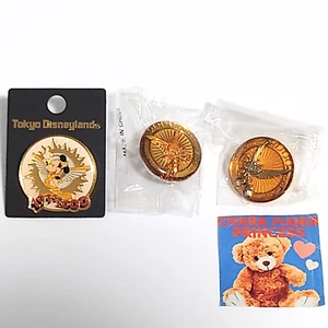 Lot 3 Tokyo Disneyland Millennium 1999 2000 Pins Pin Badge Set Mickey Rare Japan - Picture 1 of 10