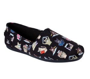 bobs cat slip ons