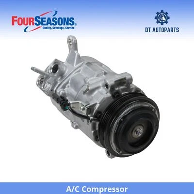 For 2015-2019 GMC Sierra 3500 HD 6.0L V8 A/C Compressor 4 Seasons 2016 2017 2018 - Image 1 of 4