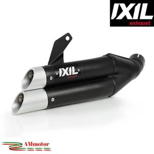 Scarico Suzuki SV 650 2018 IXIL Dual Hyperlow Terminale Moto Acciaio Inox Nero - Foto 1 di 3