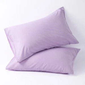 Stone Washed Cotton Pillowcase 2 Pack Soft Breathable Pillow Case Queen King - Picture 1 of 87