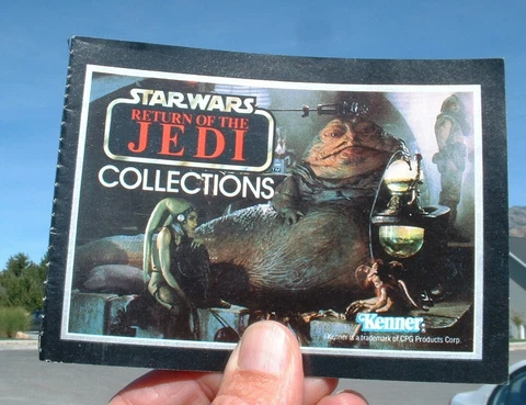 1983 Kenner Toy Book Catalog Insert 5"x4" Jabba Skiff Vehicles Vintage Star Wars Cover
