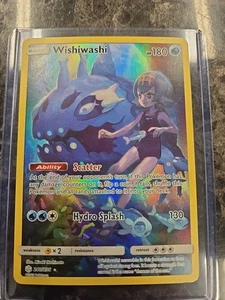 Pokémon TCG Wishiwashi Holo Secret Rare Card Sun & Moon Cosmic Eclipse 240/236 - Picture 1 of 2