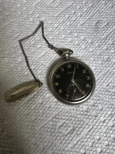 Vintage Minerva WW2 Military German Army Pocket Watch - Picture 1 of 7