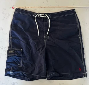 Polo Ralph Lauren Badehose Gr.XL Navy Classic Pony Kordelzug Boardshort - Bild 1 von 9