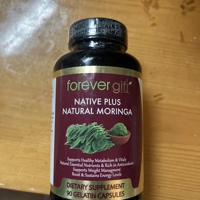 90 cápsulas de gel de moringa natural Foto 1 de 2