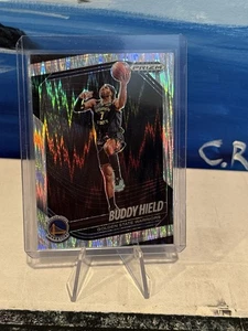 BUDDY HIELD 2024-25 Panini Prizm Black Skewed Prizm /249 #116 Warriors - Foto 1 di 2
