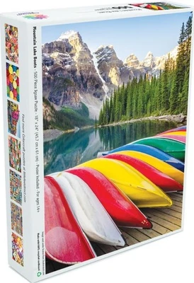 Rompecabezas de 1000 piezas Mountain Lake Boats de Colorcraft Puzzles para edades 14+ Foto 1 de 2