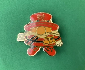 Vintage Vintage 1980er Wimpy Pin Anstecker Beefeater aus Ham Burger Restaurant - Bild 1 von 7