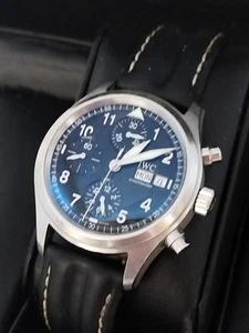 IWC Chronograph Pilot Watch Fliegeruhr Ref 3706 3093098 Boxed Paperwork Working - Picture 1 of 20