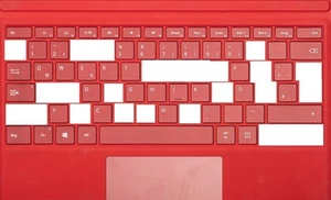 TA29 Replacement single key for keyboard Microsoft Surface Pro 3 4 1725 1644 170 - Afbeelding 1 van 2