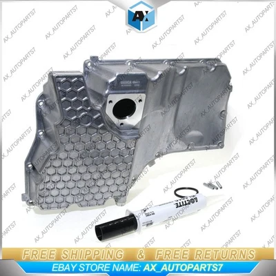 Bandeja de aceite inferior de aluminio del motor 06L103598R para VW Touareg AUDI A4 A5 A6 Q5 2.0T Foto 1 de 4