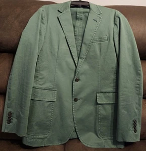 Polo Ralph Lauren  Cotton Blazer Sport Coat Jacket Aquamarine Mems Size M - Picture 1 of 23