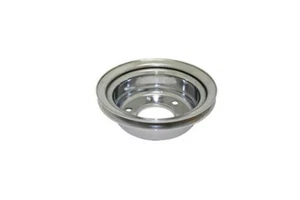 1965-66 SB Ford 289 Chrome Steel Single Groove Crankshaft Pulley - Bild 1 von 1