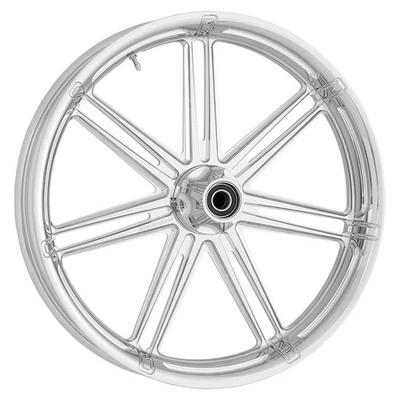 Roda dianteira de alumínio forjado Arlen Ness 7 válvulas-21x3,5-cromo-10302-204-6008 - Imagem 1 de 2