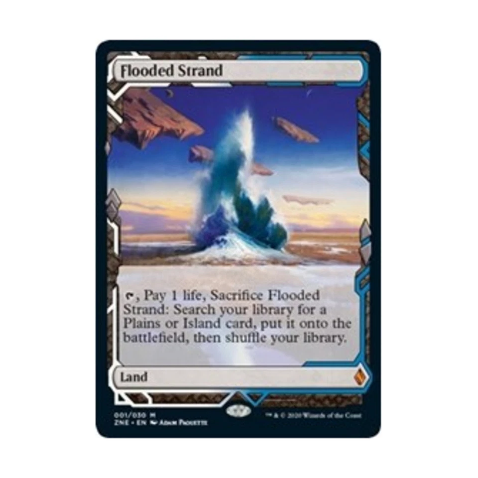 WOTC MtG Zendikar Rising Expeditions Flooded Strand (MR) NM - Image 1 of 1