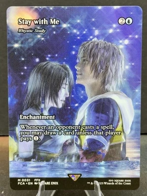 MTG: Final Fantasy - Stay with Me - Rhystic Study (Showcase) Regular - Image 1 of 2
