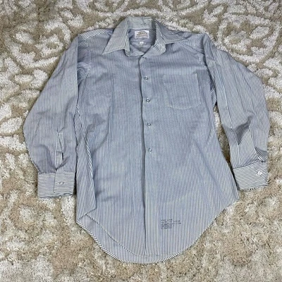 Vintage 70'S Arrow SURREY COLLECTION Men's Long Sleeve Striped Shirt Made in USA - Image 1 of 4