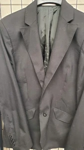 J Lindeberg Black Wool Blazer Jacket Mens EU 50R 40R USA MINT  RETAIL $524 - Picture 1 of 6