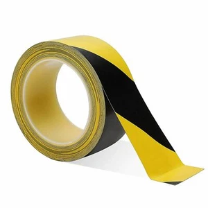 Social Distancing Bodenband PVC Gefahrenwarnrollen 50 mm x 33 m - Bild 1 von 3