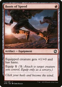 4 Botas de Velocidad 4x4 - Casi Nuevo - Aventuras en los Reinos Olvidados - Mtg - Imagen 1 de 1