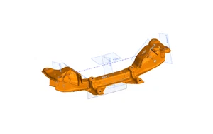 Nissan S13 Front Crossmember ( 3D Scan ) - Photo 1 sur 1