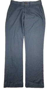 J Crew Mercantile Pants Men 29x30 (Fits 29x29) Blue Slim Flex Stretch Cotton * - Picture 1 of 19