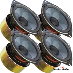 4-PACK - Diatone 4 inch full range speakers - 60-18khz - 50 watts - 89dB - NOS - Picture 1 of 9