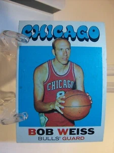 1971-72 tarjeta de baloncesto Topps #128 de Bob Weiss DP (84948) - Imagen 1 de 2