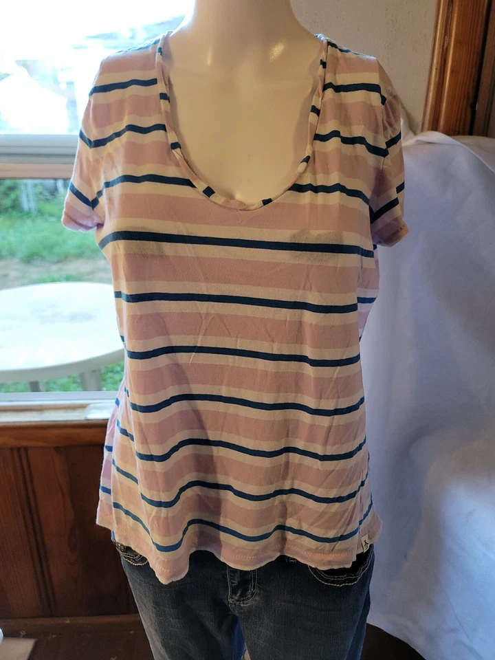 Blusa Feminina Original Penguin by munsingwear Tamanho M (3) Pacote Manga Curta  - Imagem 1 de 4