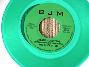 DOO WOP~ CLICKETTES~ DREAMS COME TRUE~ A MONSTER~ RARE GREEN WAX~MINT UNPLAYED - Imagen 1 de 2