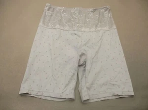 TORRID CURVE Size 1 Womens Gray Lace High Rise Stretch Comfy Shaping Shorts 4D - Picture 1 of 5