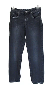 Justice Jeans Dark Wash Blue 10R Simply Low Stretch Cotton Blend Girls Tween - Picture 1 of 5