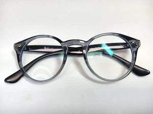 Montatura occhiali da vista Ray Ban RB 2180-V 5571 grigio a righe sfumato tondi 47-21-145 - Foto 1 di 18