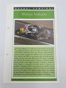Shinya Nakano Great Champions Motorcycle Top Spec Card - Picture 1 of 1