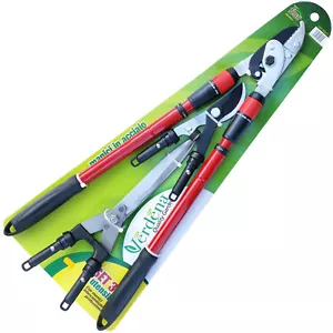 Troncarami Forbice Potatura e Tagliasiepi 3 in 1 Manici in Acciaio Verdena 59317 - Foto 1 di 1