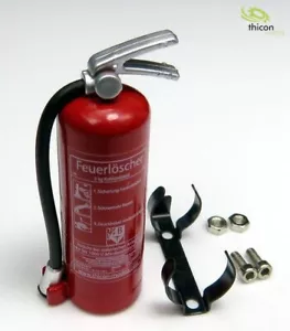 1:10 / 1:14 Feuerlöscher mit Aufkleber rot mit Halter - Bild 1 von 1