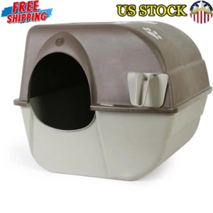 Self Cleaning Cat Litter Box Easy Waste Disposal Automatic Rolling Design New - Picture 1 of 8