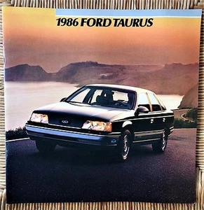 1986 Ford Taurus Original Car Sales Brochure - Picture 1 of 1
