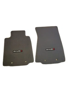 FOR 2009-2020 Nissan 370Z Car Floor Mats Nylon Grey Carpets New W/Emblems - Picture 1 of 3