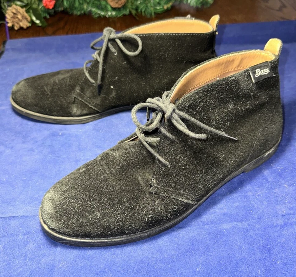 Botas Bass Chukka Para Mujer Talla 9 M Elyse Bass Flex Paso Gamuza Cuero Botín Foto 1 de 4