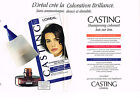Publicite Advertising 064  1995   L'oreal  Shampoing Colorant Casting  ( 2 Page