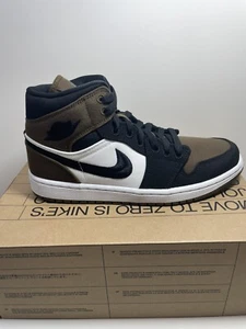 Air Jordan 1 Mid SE Shoes 'Olive Toe' DV0427-301 Women's Size 9.5 Mens 8 - Picture 1 of 5